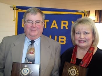 Baker And George Recognized By White County Rotary