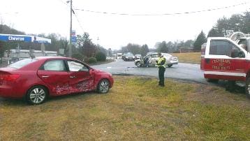 No Injuries In Monday Morning Accident