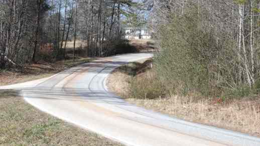 Asbestos Road at Mauldin  Road where improvements will take place 