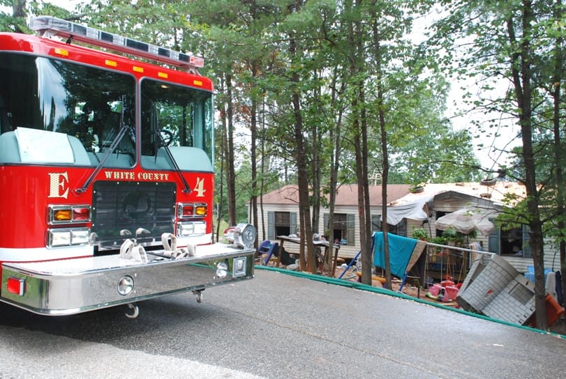 Ten People Displaced By Double Wide Mobile Home Fire South Of Cleveland