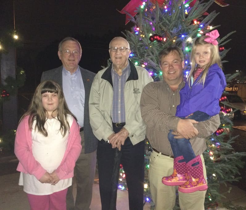 Officials Hold Freedom Park Tree Lighting