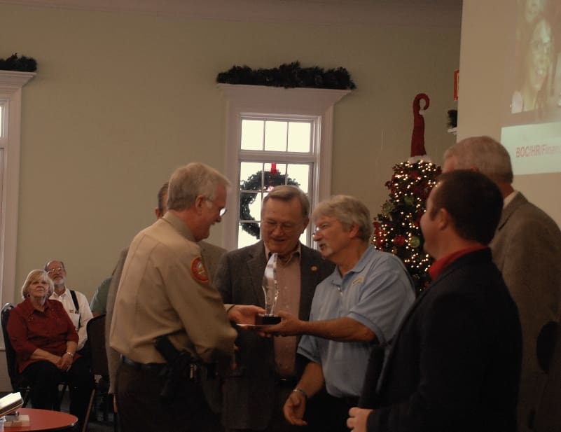 County Employees Recognized At Christmas Luncheon