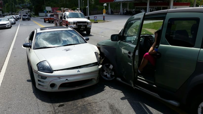 No Injuries In Two Vehicle Accident In Cleveland Sunday