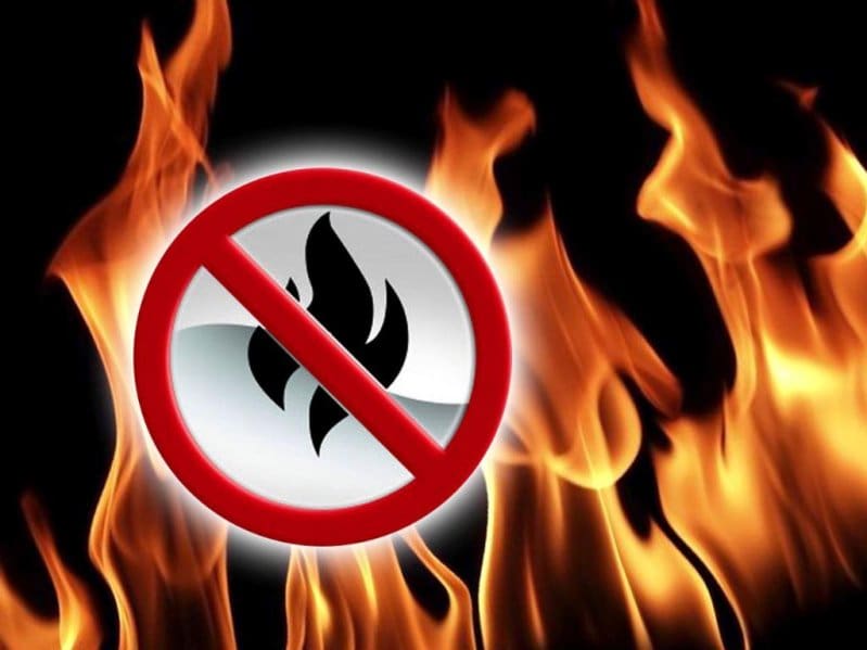 Burn Ban Reminder