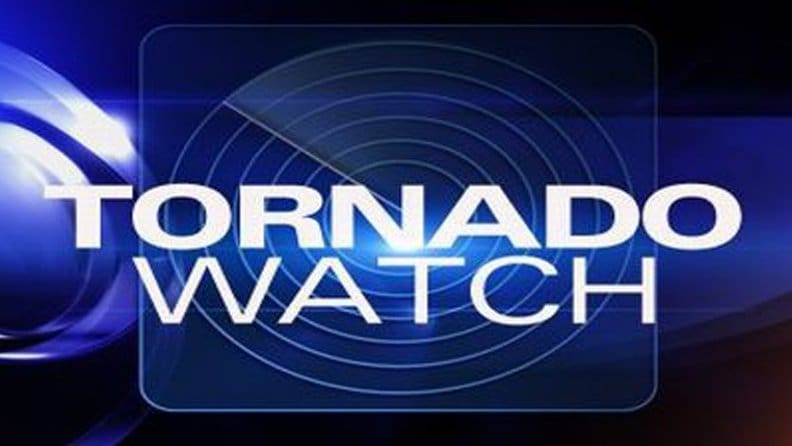 Tornado Watch In Effect For White County Wednesday Afternoon And Evening