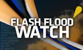 Flash Flood Watch Continues Until Wednesday AM