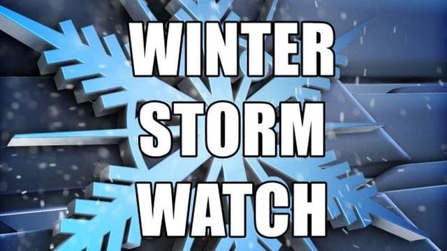 Winter Storm Watch Issued For Northeast Georgia