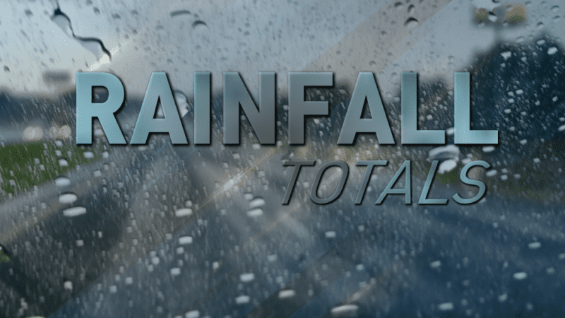 White County Rainfall Data Week  Ending 9-27-19