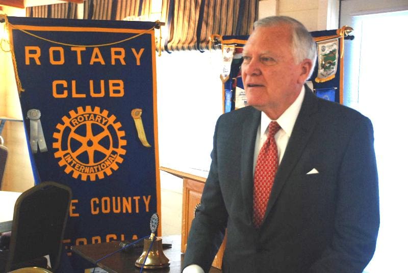 Former Governor Deal Speaks To White County Rotary