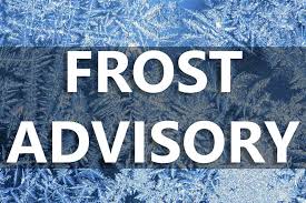 Frost Advisory in Effect Through 9am Tuesday