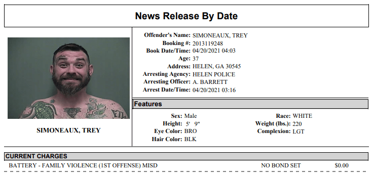 White County Detention Report – Ending April 19th