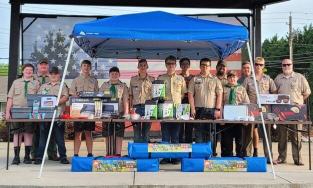 Area Scouts Receive Grant from Clipper Petroleum Foundation