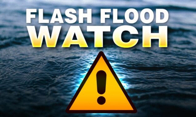 Flash Flood Watch in Effect Through Wednesday Night
