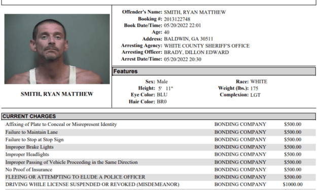 White County Detention Report ● Week Ending May 24th