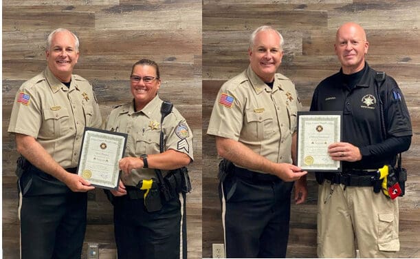 Hopper And Steinkraus Receive Promotion At White County Sheriff’s Office