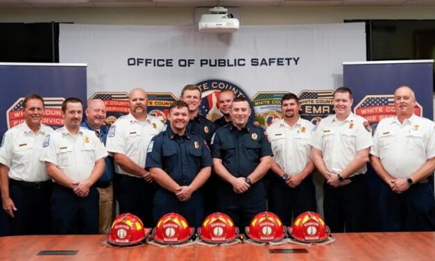 White County Fire Promotes Captain and Four Lieutenants
