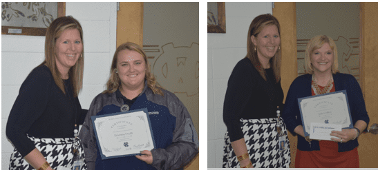 Two White County Educators Receive “Service Above Self ” Award