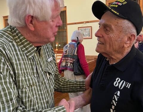 WWII Veteran Andy Negra Makes History at Historical Society Meeting